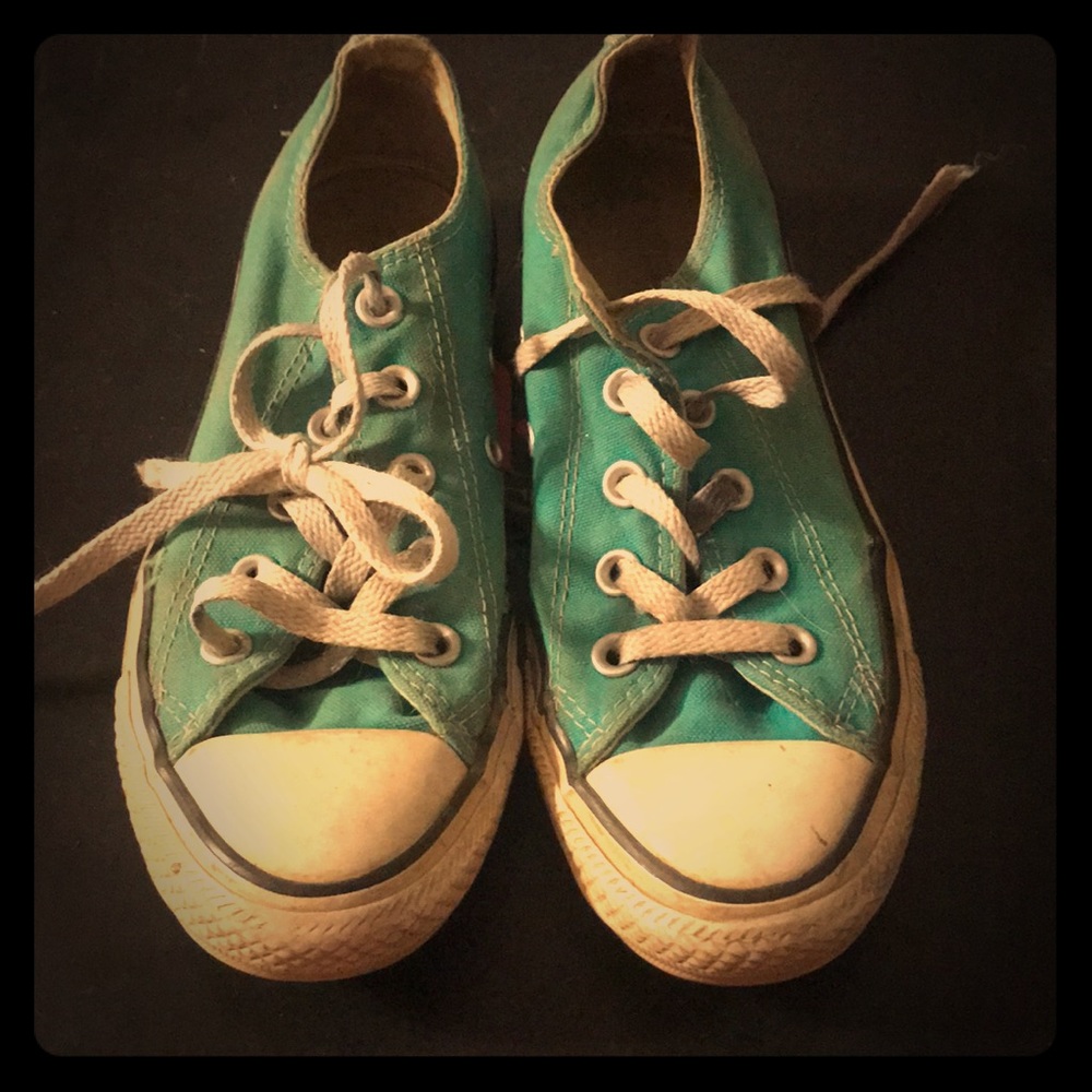 Teal Converse Chuck
